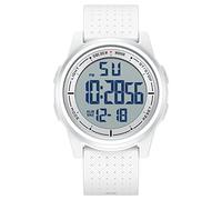 GOLDEN HOUR Montre Digitale étanche Ultra-Mince pour Hommes avec Affichage Grand Angle Bracelet en Caoutchouc pour Hommes Femmes