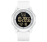 GOLDEN HOUR Montre Digitale étanche Ultra-Mince pour Hommes avec Affichage Grand Angle Bracelet en Caoutchouc pour Hommes Femmes