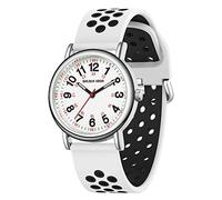 GOLDEN HOUR Montre D'infirmière étanche pour Professionnels de la Médecine, étudiants, Femmes et Hommes - Cadran Lumineux Facile à Lire, 24 Heures avec Aiguille des Secondes