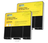 GOLDEN ICEPURE Filtre à Charbon Actif Compatible Avec Siemens LZ53251, Bosch DHZ5325, Neff Z5101X1, VVZ52V40, CHF006, 2 Pièces