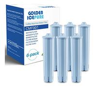 GOLDEN ICEPURE Filtre à eau pour machine à café Compatible Avec IMPRESSA/ENA/GIGA/Jura 71312 Blue, 71311, 67007 Cartouche de rechange, 6 pièces
