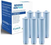 GOLDEN ICEPURE Filtre à eau pour machine à café Compatible Avec IMPRESSA/ENA/GIGA/Jura 71312 Blue/71311/67007 Cartouche de rechange, 6 pièces