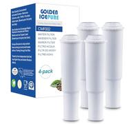 GOLDEN ICEPURE Filtre à eau pour machine à café Compatible Avec Jura White 60209 68739 62911/Nespresso machine à café, 4 pièces (facture disponible)