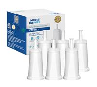 GOLDEN ICEPURE Filtre à Eau pour Machine à Café, Compatible Avec Sage Barista Express, Bambino Plus, SES008, SES810, SES880, SES920, SES980, SES990, Oracle Touch Filtre à Café, Certifié NSF 6 Pièces