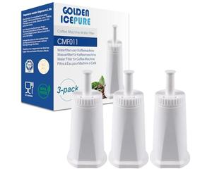 GOLDEN ICEPURE Filtre à Eau pour Machine à Café, Compatible Avec Sage Barista Express, Bambino Plus, SES008, SES810, SES880, SES920, SES980, SES990, Oracle Touch Filtre à Café, Certifié NSF 3 Pièces