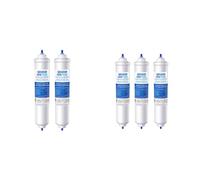 GOLDEN ICEPURE Filtre à eau pour réfrigérateur Compatible Avec Samsung DA29-10105J, DA29-10105J HAFEX/EXP, DA99-02131B, WSF-100, EF9603, HAIER LG Réfrigérateur en ligne, 5 pièces.