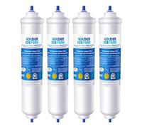 GOLDEN ICEPURE Filtre à eau pour réfrigérateur de remplacement pour Samsung DA29-10105J, DA29-10105J HAFEX/EXP, DA99-02131B, WSF-100, EF9603, LG Réfrigérateur en ligne, 4 pièces.