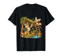 Golden Jackal et Fennec Pup réparent Un auvent en Roseau T-Shirt