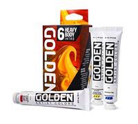 GOLDEN, Kit d'introduction 6 couleurs, peinture acrylique professionnelle