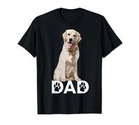 Golden Lab Dad Labrador Retriever Jaune T-Shirt Graphique avec Valeur, Homme, Noir, M