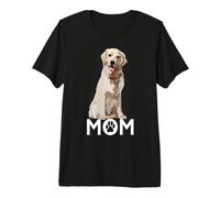 Golden Lab Maman Labrador Retriever Jaune T-Shirt Haut de Gamme