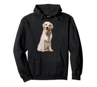 Golden Labrador Retriever Chien de Laboratoire Jaune Amusant Maman Papa Sweat à Capuche