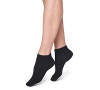 GOLDEN LADY 9 Paires de Chaussettes en Coton avec Bord Confortable, Noir, Taille Unique (Lot de 9) Femmes