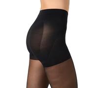 GOLDEN LADY Coll.Push Up, 099a Nero, 4-L Collant Gainant, 20 dents, Noir, L Femmes