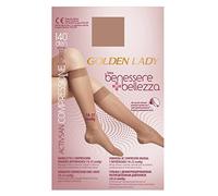 GOLDEN LADY COMPANY SpA CALZEGAMG115DO4 Golden Lady Mi Bien-être et Beauté 140 Bas Den Dore 'XL G115 pour Femme, Mixte