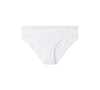 GOLDEN LADY Slip en Dentelle Coton, Blanc, S Femme