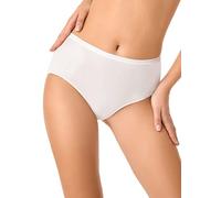 GOLDEN LADY Slip MIDI Coton, Blanc, L Femme