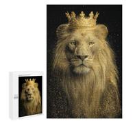 Golden Lion King Poster Puzzle 1000 Pièces Educa Jouet en Bois Cadeau Unique Décoration Intérieure Jeu Éducatif Challenge Toy Adultes Et Enfants À Partir De 14 Ans 1000 PCS