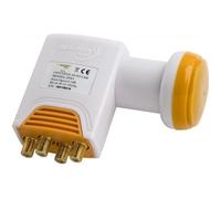 GOLDEN LNB QUAD Universel 0,1dB Tête parabole satellite Full HD 4K Astra Eutelsat