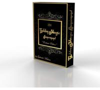 Golden Magic Lenormand-Cartes D'oracle Lenormand-Jeu De Cartes Dans Une Boîte Décorative Avec 36 Cartes Avec Gaufrage Doré