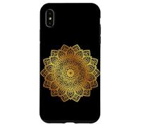 Golden Mandala Lotus Géométrie Sacrée Spirituel Yoga Lover Coque pour iPhone XS Max