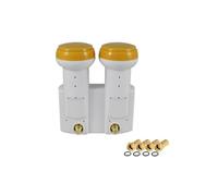Golden Media LNB Monobloc Twin 0,1 DB Full HD 3D Ready + 4 FICHES F