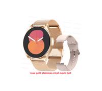 (Golden Mesh) Nouvelle montre intelligente adulte compatible pour Samsung 1,39 pouces écran IPS appel vocal surveillance