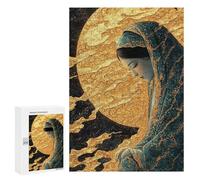 Golden Moon Goddess Puzzle 1000 Pièces Educa Jouet en Bois Cadeau Unique Décoration Intérieure Jeu Éducatif Challenge Toy Adultes Et Enfants À Partir De 14 Ans 300 PCS