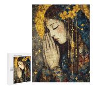Golden Mosaic Woman Portrait Puzzle 500 Pièces Educa Jouet en Bois Cadeau Unique Décoration Intérieure Jeu Éducatif Challenge Toy Adultes Et Enfants À Partir De 14 Ans 500 PCS