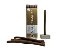 Golden NAG Lot de 10 bâtonnets d'encens Dhoop Chandan Masala HOSTENATURA