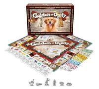 Golden-Opoly Jeu de société à échanger de propriété - Jeux familiaux pour adultes et enfants, 2 à 6 joueurs, stratégie amusante pour les enfants de 8 ans et plus - Un jeu qui est le choix de la