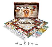 Golden-Opoly Property Trading Board Game - Family Time Games for Adults and Chil