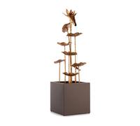 Golden Orchid Fontaine décorative de jardin pompe 5W IPX8 aspect laito