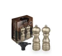 Golden Paris Duo moulins à poivre et à sel 18 cm finition dorée Peugeot