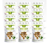 GOLDEN PEANUT Gourmet Lot de 12 sachets de 25 g de chips à l'aneth et à l'onion - En fibres saturantes - Oméga-3 - Végétalien et sans gluten