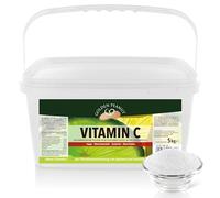 GOLDEN PEANUT Poudre de vitamine C, 5 kg, acide ascorbique pur, sans additifs, hautement dosé, végétalien et sans génie génétique