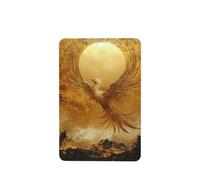 Golden Phoenix Rising Lot de 4 désodorisants de voiture à suspendre avec cartes parfumées pour tablettes d'aromathérapie de voiture