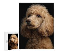 Golden Poodle Portrait Puzzle 500 Pièces Educa Jouet en Bois Cadeau Unique Décoration Intérieure Jeu Éducatif Challenge Toy Adultes Et Enfants À Partir De 14 Ans 500 PCS