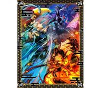 Golden Poster Demon Slayer - Quartier Des Plaisirs