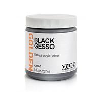 Golden Pot à Gesso en acrylique noir, 237 ml