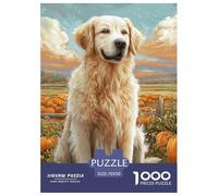 Golden Retriever 1000 Pièces Chien de Grande Taille Puzzle pour Adultes Détente Décoration Moderne Adultes Et Adolescents Dès 14 Ans 70x50cm/1000pcs