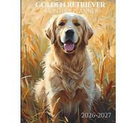 Golden Retriever 2026-2027 Monthly Planner