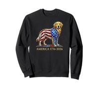 Golden Retriever America 1776 2026 Patriotic USA 250 Ans Sweatshirt