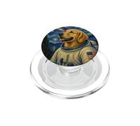 Golden Retriever Astronomie Astronomie Space Art Astronaute PopSockets PopGrip pour MagSafe