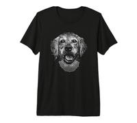 Golden Retriever avec Collier RVB Ruth Bader Ginsburg T-Shirt Haut de Gamme