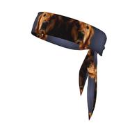 Golden Retriever Bandanas de sport unisexe - Bandanas athlétiques pour tennis, course à pied, yoga - Bandes élégantes et réglables