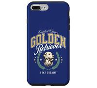 Golden Retriever Blancs Européen Vintage Preppy Style BCBG Coque pour iPhone 7 Plus/8 Plus