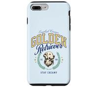 Golden Retriever Blancs Européen Vintage Preppy Style BCBG Coque pour iPhone 7 Plus/8 Plus