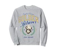 Golden Retriever Blancs Européen Vintage Preppy Style BCBG Sweatshirt