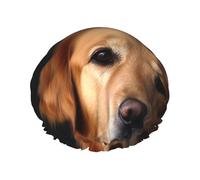Golden Retriever Bonnet de douche réutilisable et imperméable pour homme et femme avec bande élastique Double couche Lavable Pour toutes les coiffures Facile à transporter